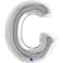 40" Foil Balloon Letter G Silver