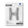 40" Foil Balloon Letter H Silver