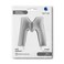 40" Foil Balloon Letter M Silver