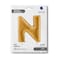 40" Foil Balloon Letter N Gold