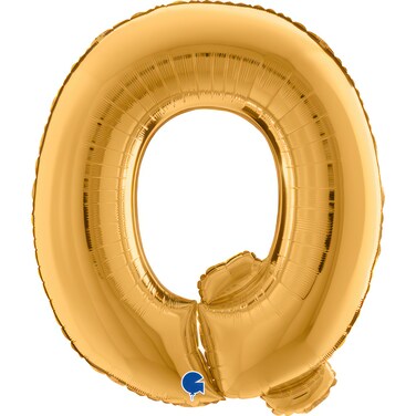 40" Foil Balloon Letter Q Gold