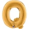 40" Foil Balloon Letter Q Gold