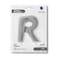 40" Foil Balloon Letter R Silver