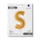 40" Foil Balloon Letter S Gold