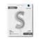 40" Foil Balloon Letter S Silver