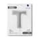40" Foil Balloon Letter T Silver