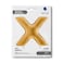 40" Foil Balloon Letter X Gold