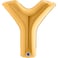 40" Foil Balloon Letter Y Gold