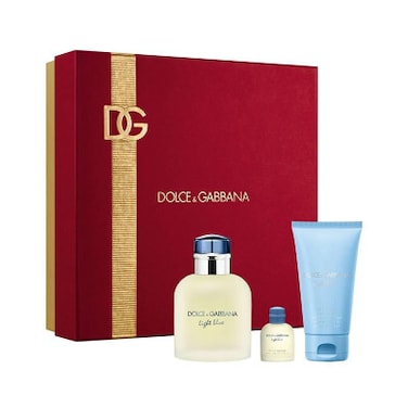 Dolce &amp; Gabbana Light Blue EDT 75ml + Shower Gel 50ml + EDT 4.5ml for Men