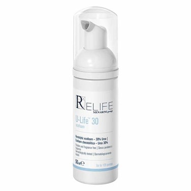 Relife U-Life 30 Keratolytic &amp; Moisturizing Ecofoam With 30% Urea For Very Dry Skin 50ml