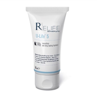 Relife U-Life 5 Moisturising &amp; Smoothing Face Cream With 5% Urea for Dry Skin 50ml