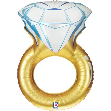 34" Foil Balloon Wedding Ring