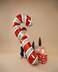 60" Foil Balloon Delivery Candy Cane