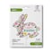 25" Spring Flower Easter Bunny Foil Balloon