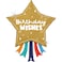 36" Foil Balloon Birthday Wishes Star