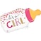 29" Foil Balloon Confetti Baby Bottle Girl