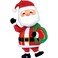 69" Foil Balloon Delivery Santa