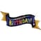 45" Foil Balloon Navy Birthday Banner
