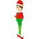66" Foil Balloon Delivery Elf