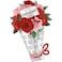 30" Satin Valentine Rose Bouquet Foil Balloon