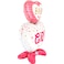 28" Foil Balloon Standup Baby Girl Hearts