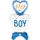 28" Foil Balloon Standup Baby Boy Hearts