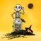 67" Foil Balloon Delivery Skeleton