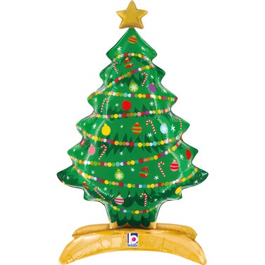 32" Foil Balloon Standups Christmas Tree