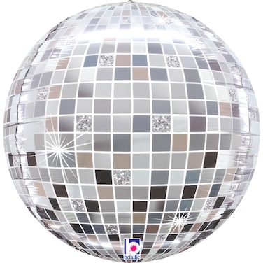 15" Foil Balloon Disco Ball Globe