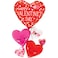 58" Foil Balloon Delivery Valentine Happy Hearts