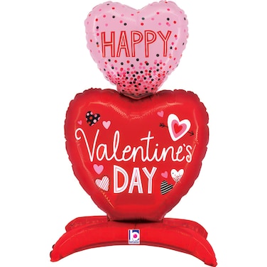 28" Standups Valentine Heart Foil Balloon