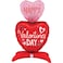 28" Standups Valentine Heart Foil Balloon