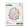 30" Foil Balloon Ruffled Floral Easter Egg