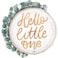 26" Foil Balloon Hello Baby Eucalyptus Wreath