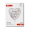 18" Rustic Valentine Foil Balloon