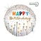 18" Foil Balloon Birthday Star Candles