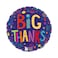 18" Foil Balloon Big Thanks Blue