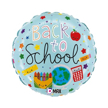 18" Foil Balloon Back To School