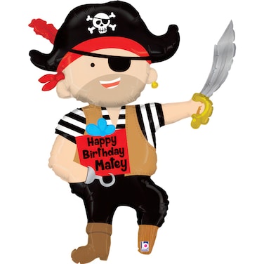 39" Foil Balloon Pirate Birthday