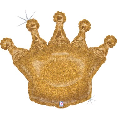 30" Foil Balloon Glittering Crown