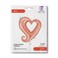 33" Chain Of Hearts Rose Gold Foil Balloon
