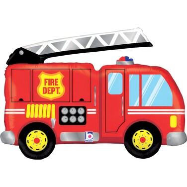 32" Foil Balloon Firetruck
