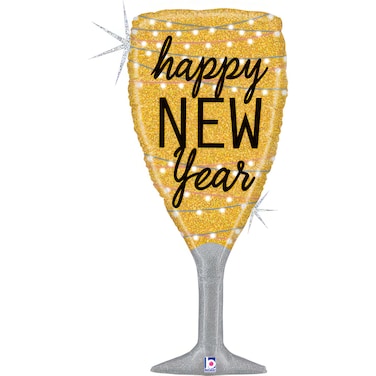 31" New Year Champagne Glass