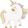 37" Foil Balloon Glitter Pastel Unicorn