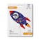 36" Foil Balloon Birthday Rocket