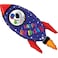 36" Foil Balloon Birthday Rocket