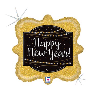 18" Foil Balloon Glittering New Year