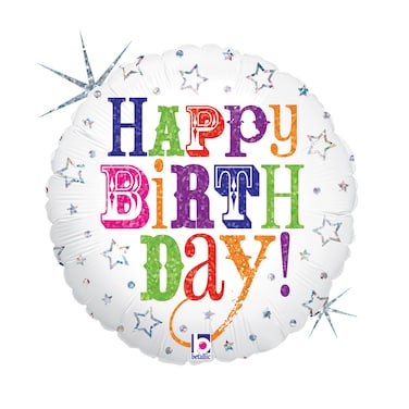18" Foil Balloon Birthday Greetings