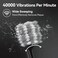 Seago Electric Toothbrush for Adults with Pressure Sensor, Sonic Toothbrushes Holder Wall Mounted, 30 Days Battery Life, 5 Cleaning Modes, 8 Replacement Heads, Timer &amp; IPX7 Waterproof(Black)