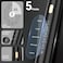 Seago Electric Toothbrush for Adults with Pressure Sensor, Sonic Toothbrushes Holder Wall Mounted, 30 Days Battery Life, 5 Cleaning Modes, 8 Replacement Heads, Timer &amp; IPX7 Waterproof(Black)